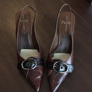 Linea Paolo Brown Dress Pumps